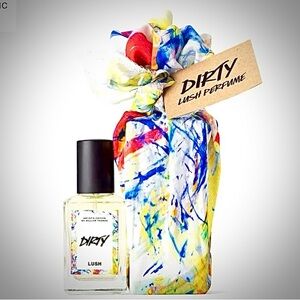 Lush Dirty - RARE — limited edition Vibrant &Multicolor Design w/ Artist Scarf